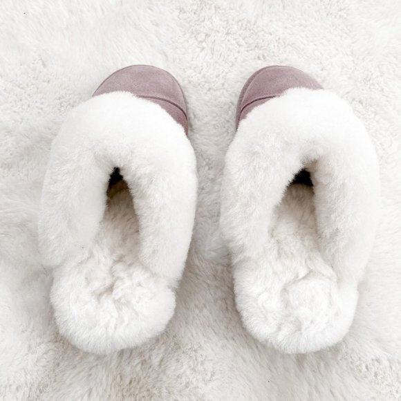 Nuknukk Sheepskin Suede Joy Slip On Slippers Sz 7 - Picture 4 of 7